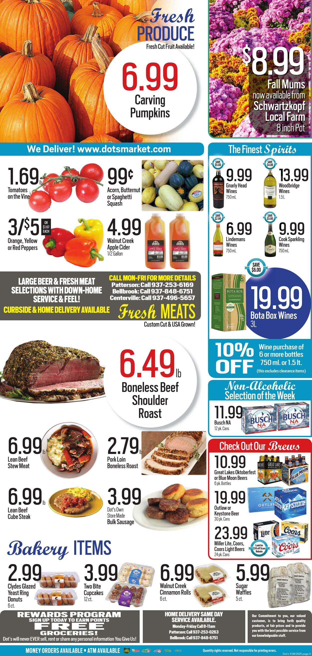 Weekly ad Dot's Market 09/30/2025 - 10/07/2025
