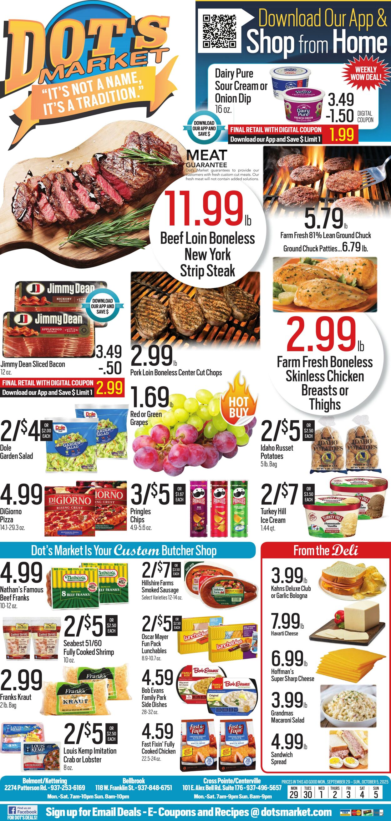 Weekly ad Dot's Market 09/30/2025 - 10/07/2025
