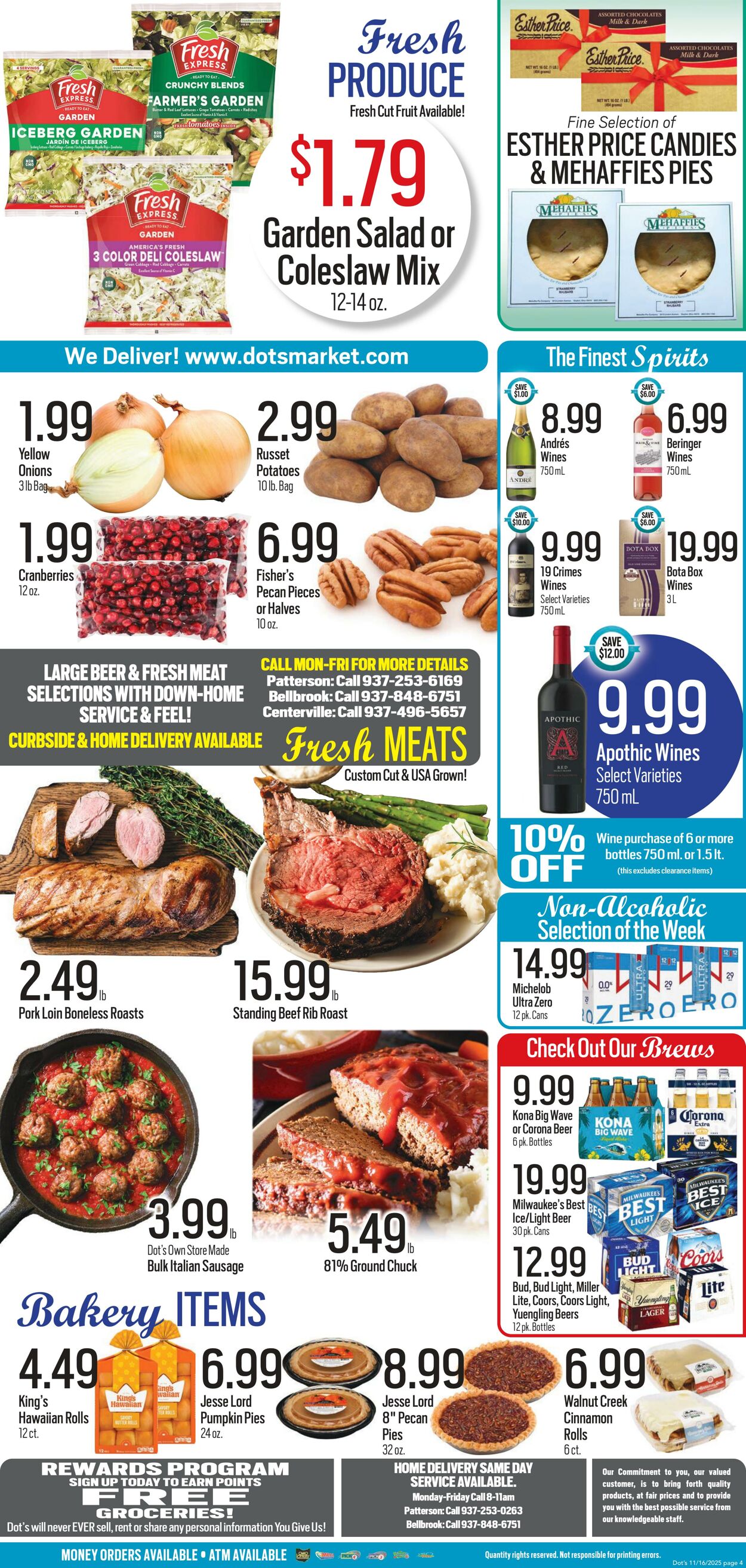 Weekly ad Dot's Market 11/18/2025 - 12/03/2025