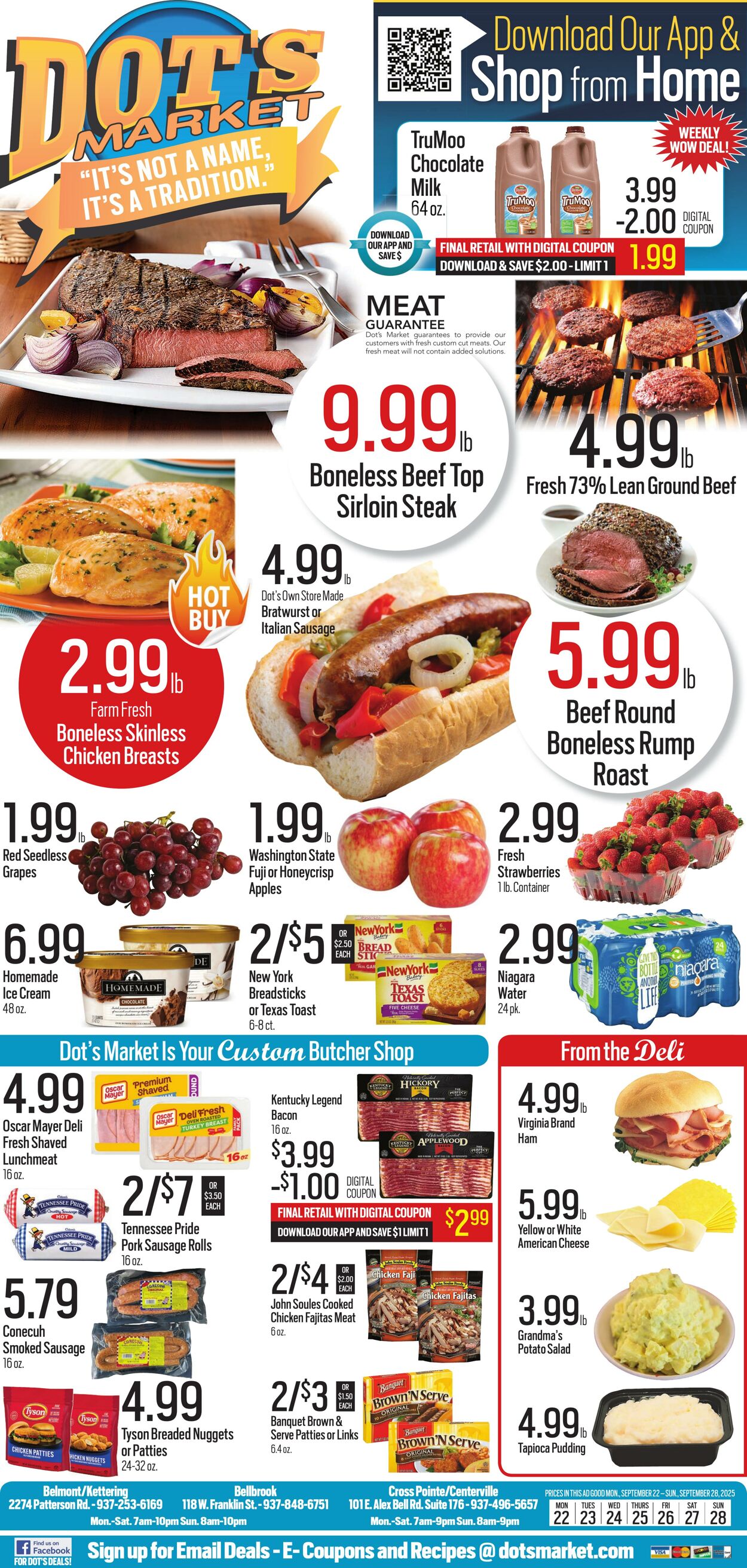 Weekly ad Dot's Market 09/24/2025 - 10/08/2025