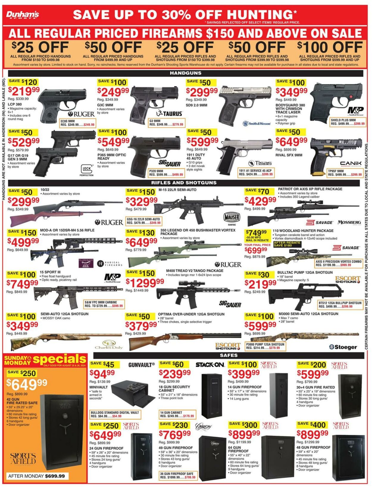 Weekly ad Dunham's 08/24/2024 - 08/29/2024