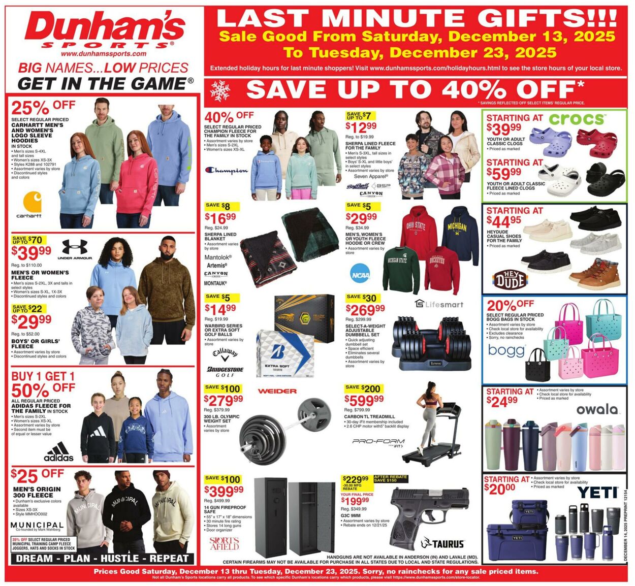 Weekly ad Dunham's 12/13/2025 - 12/23/2025