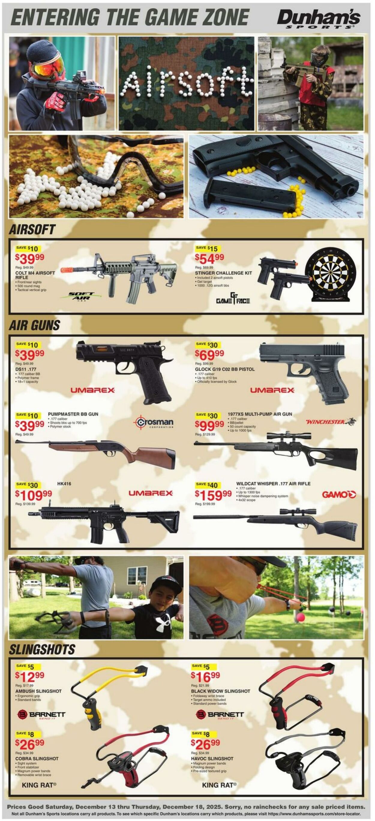 Weekly ad Dunham's 12/13/2025 - 12/23/2025