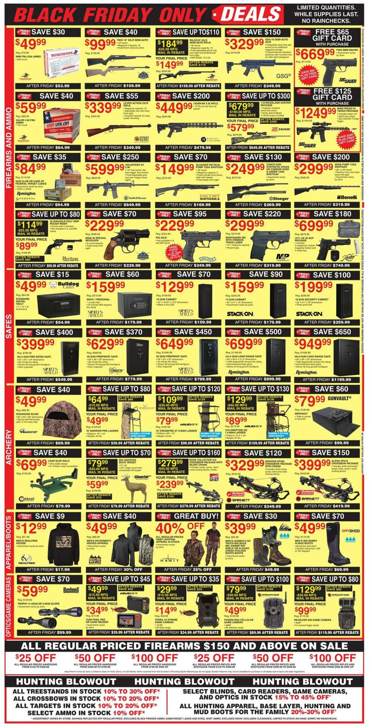 Weekly ad Dunham's 11/29/2024 - 12/01/2024