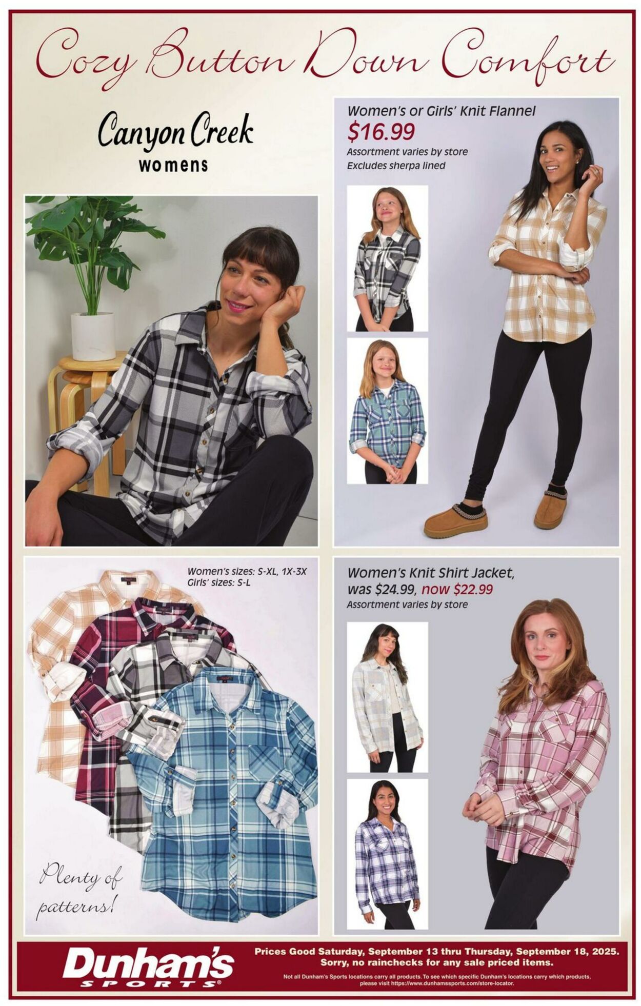 Weekly ad Dunham's 09/13/2025 - 09/18/2025