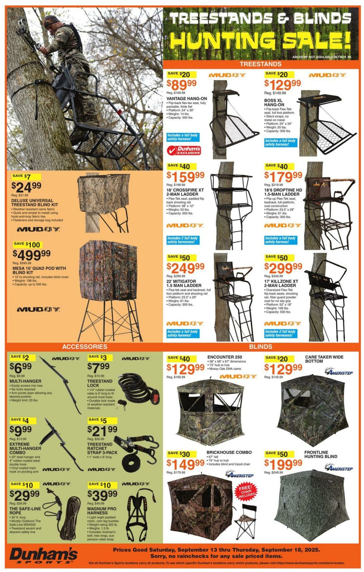 Weekly ad Dunham's 09/13/2025 - 09/18/2025