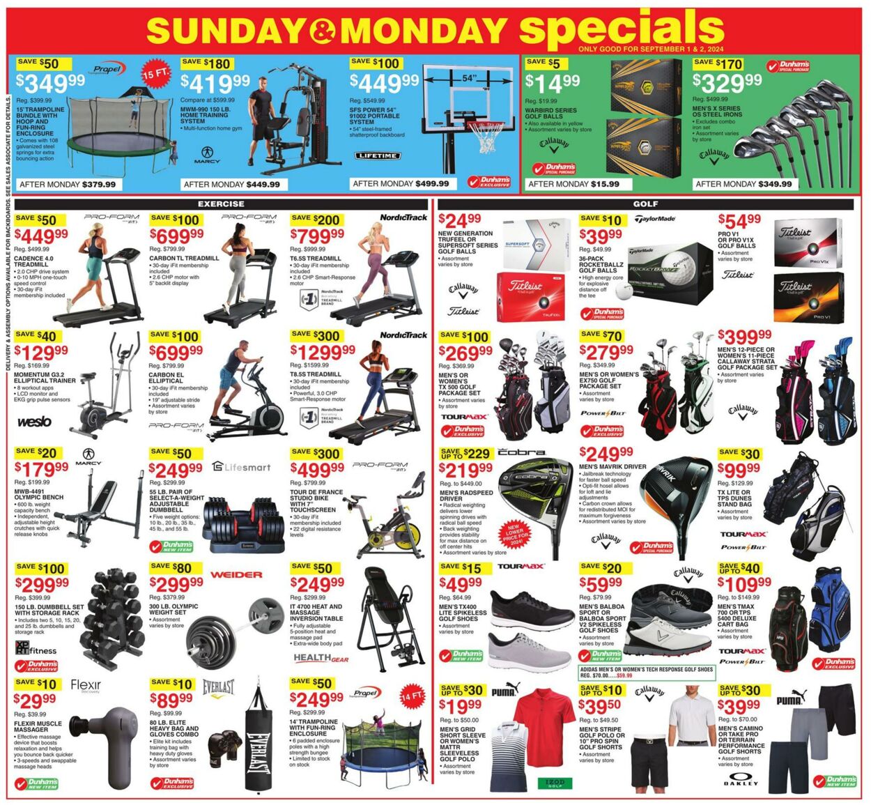 Weekly ad Dunham's 08/31/2024 - 09/05/2024