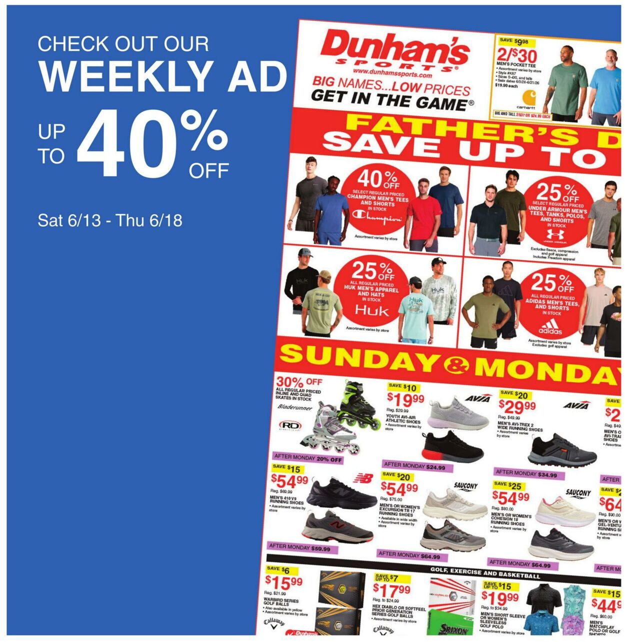 Dunham's Promotional weekly ads