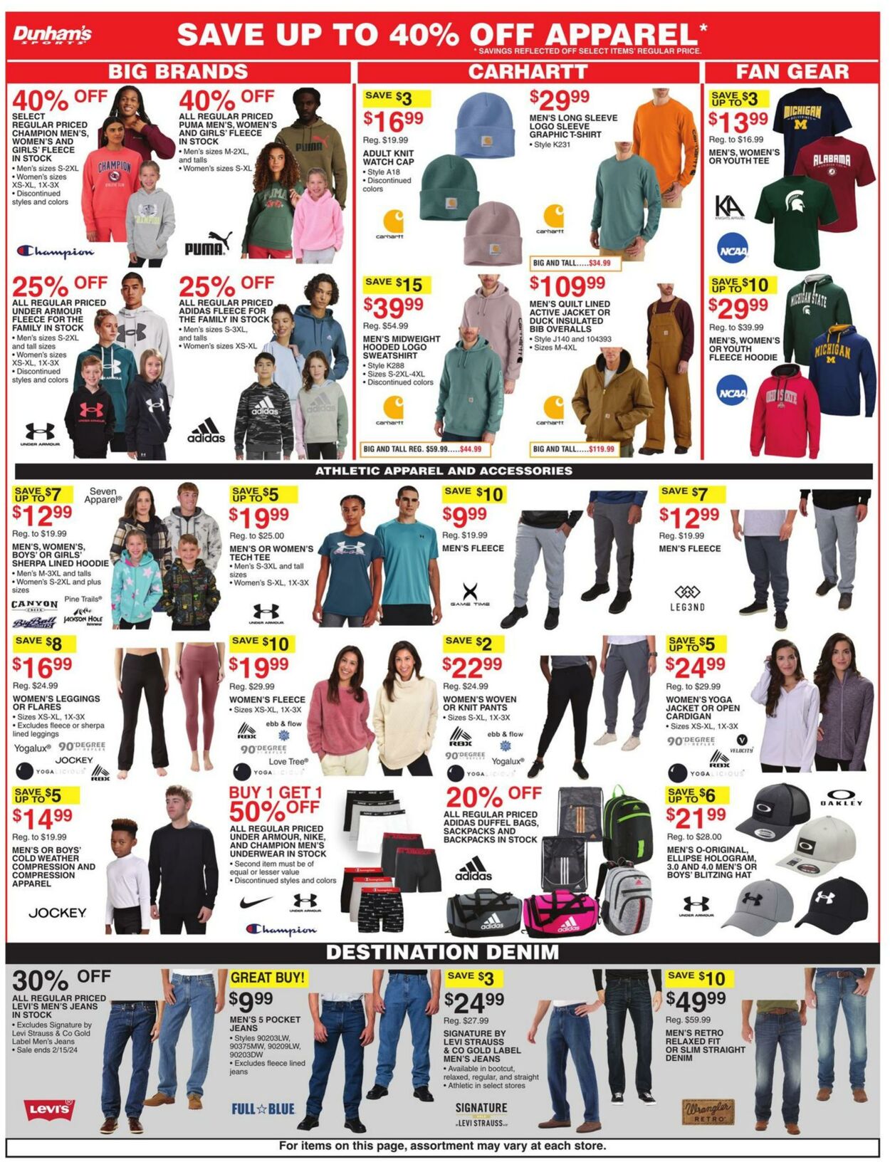 Weekly ad Dunham's 02/10/2024 - 02/15/2024