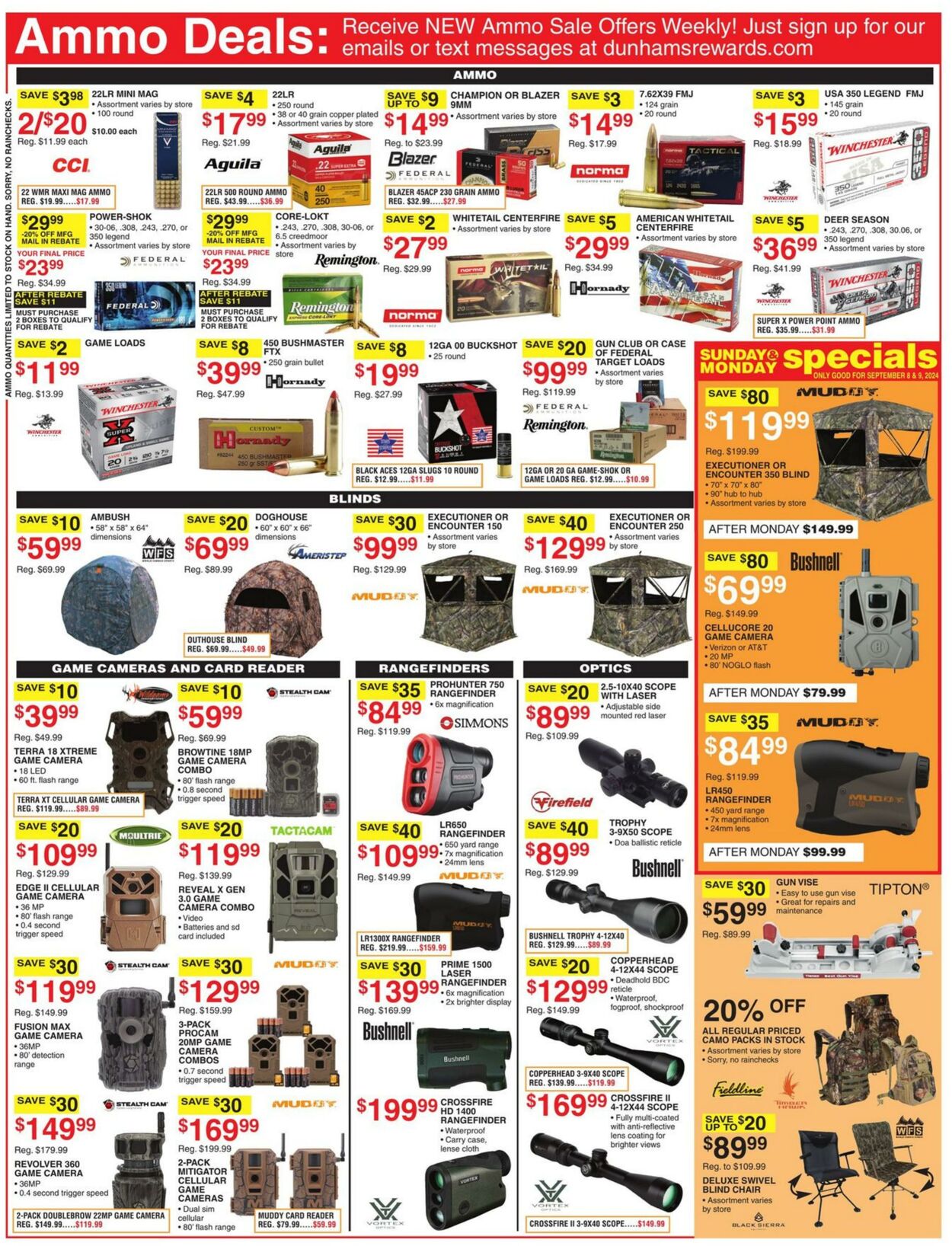 Weekly ad Dunham's 09/07/2024 - 09/12/2024