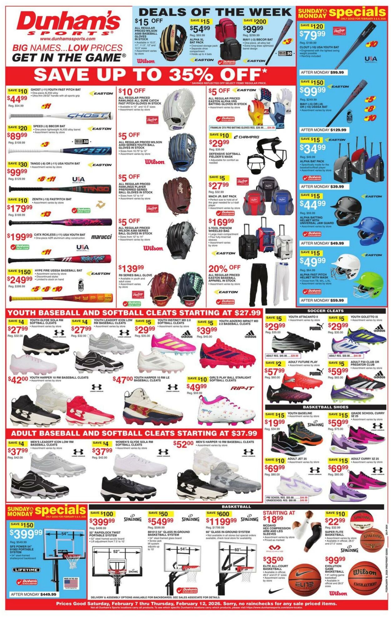 Weekly ad Dunham's 02/07/2026 - 02/12/2026
