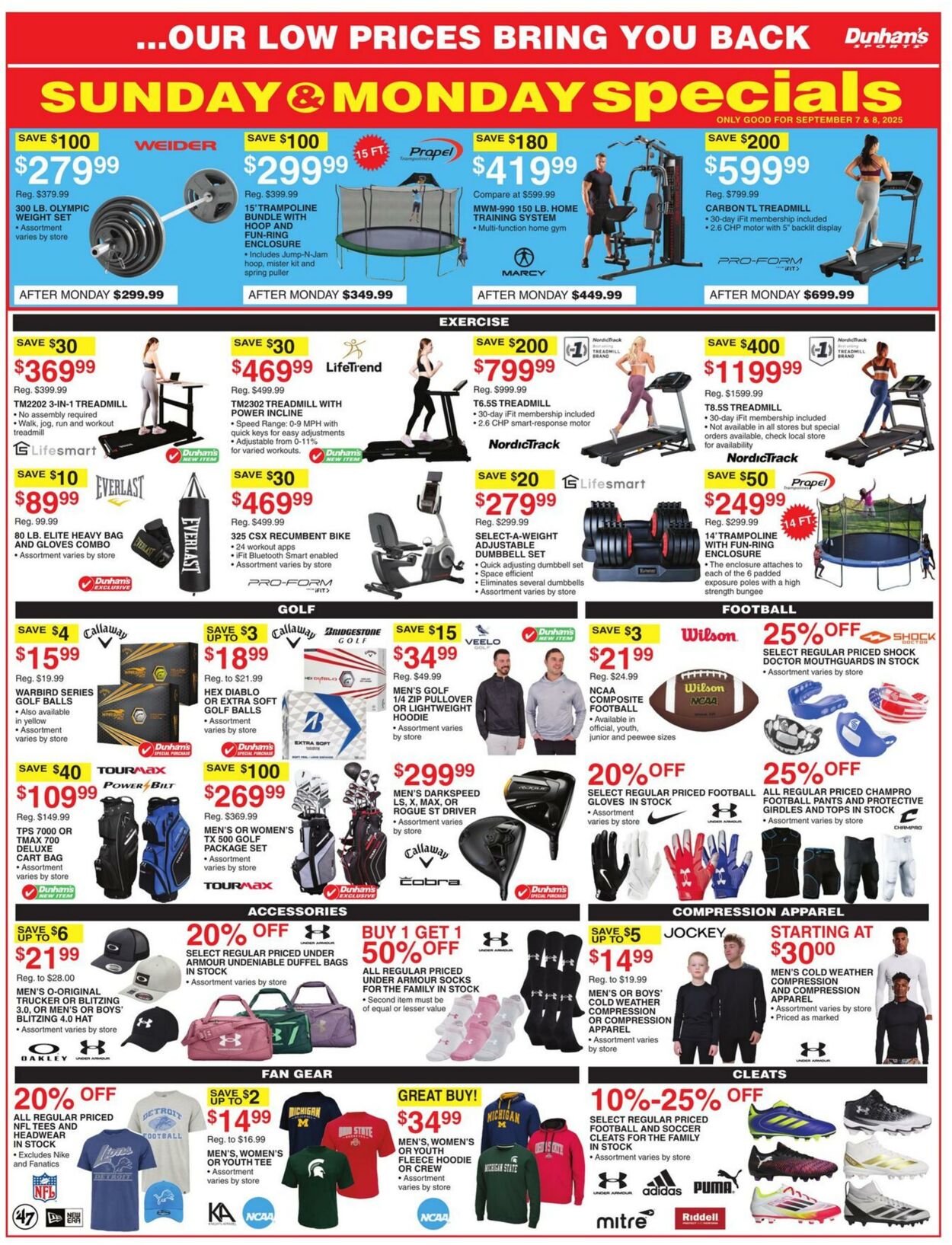 Weekly ad Dunham's 09/06/2025 - 09/11/2025