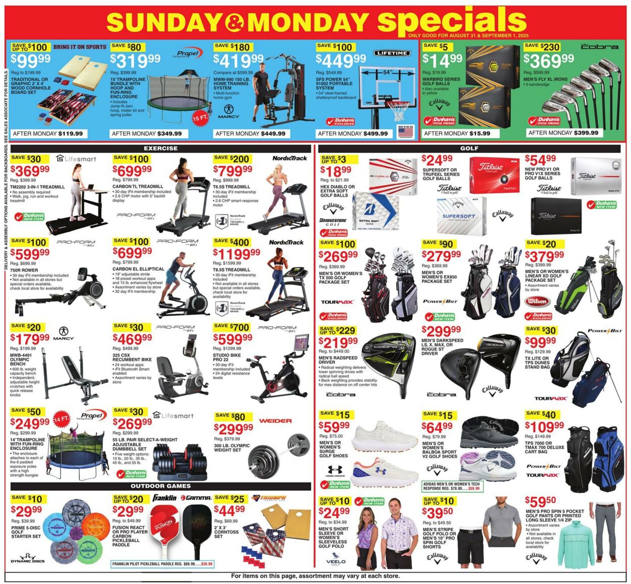 Weekly ad Dunham's 08/30/2025 - 09/04/2025