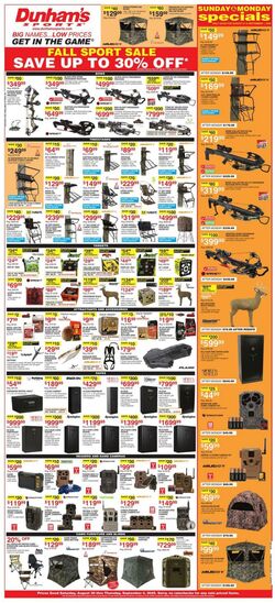 Weekly ad Dunham's 08/30/2025 - 09/04/2025