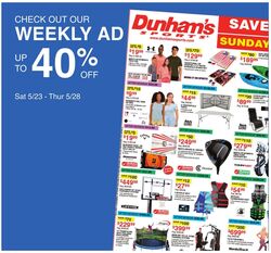 Weekly ad Dunham's 05/23/2026 - 05/28/2026