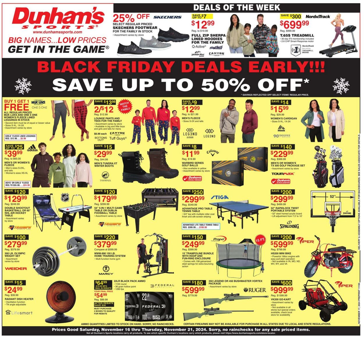 Weekly ad Dunham's 11/16/2024 - 11/21/2024