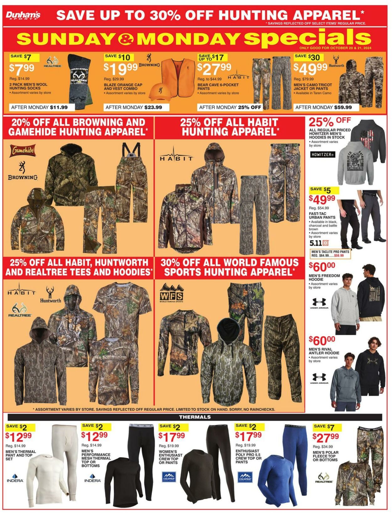 Weekly ad Dunham's 10/19/2024 - 10/24/2024