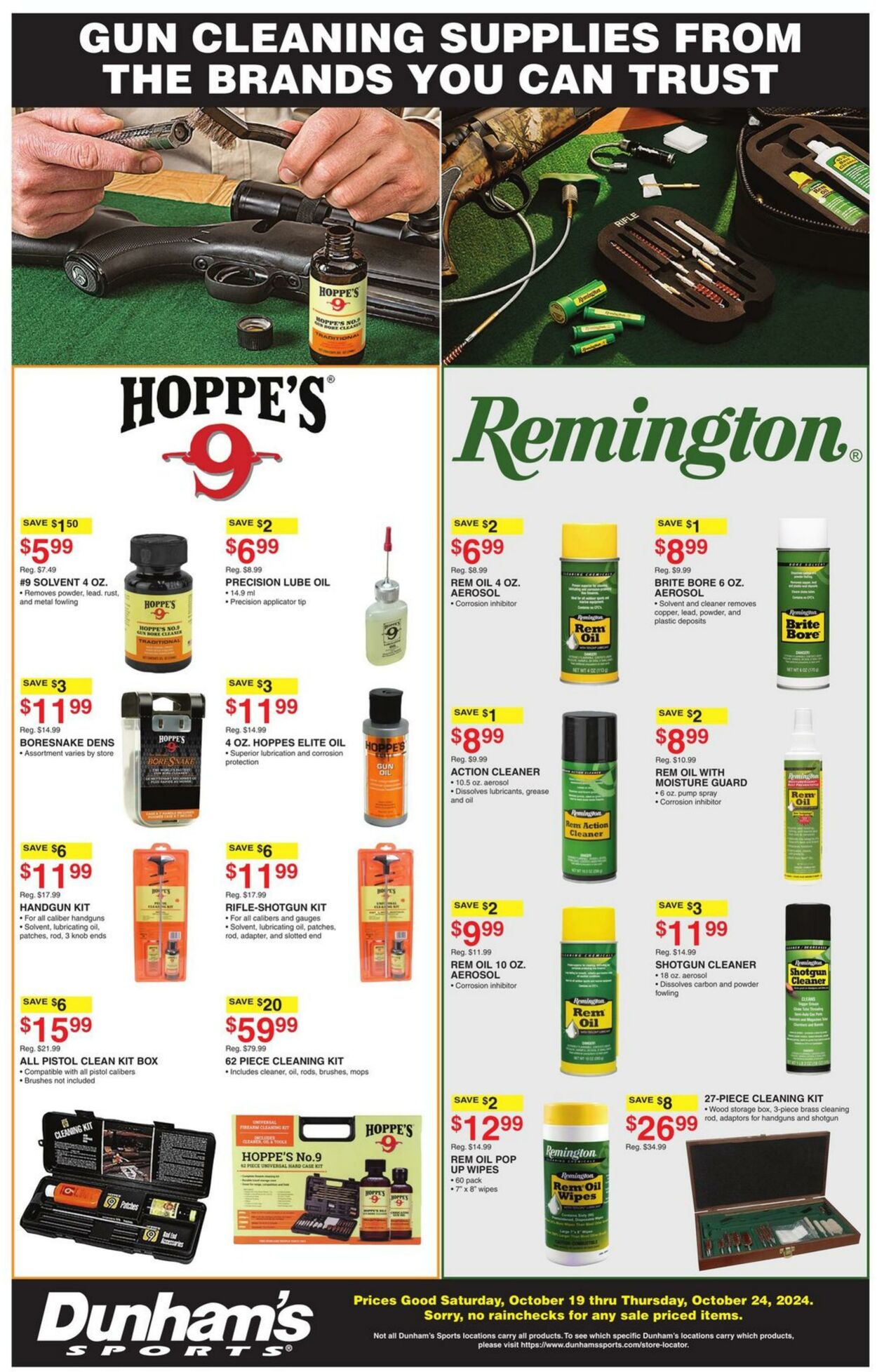 Weekly ad Dunham's 10/19/2024 - 10/24/2024