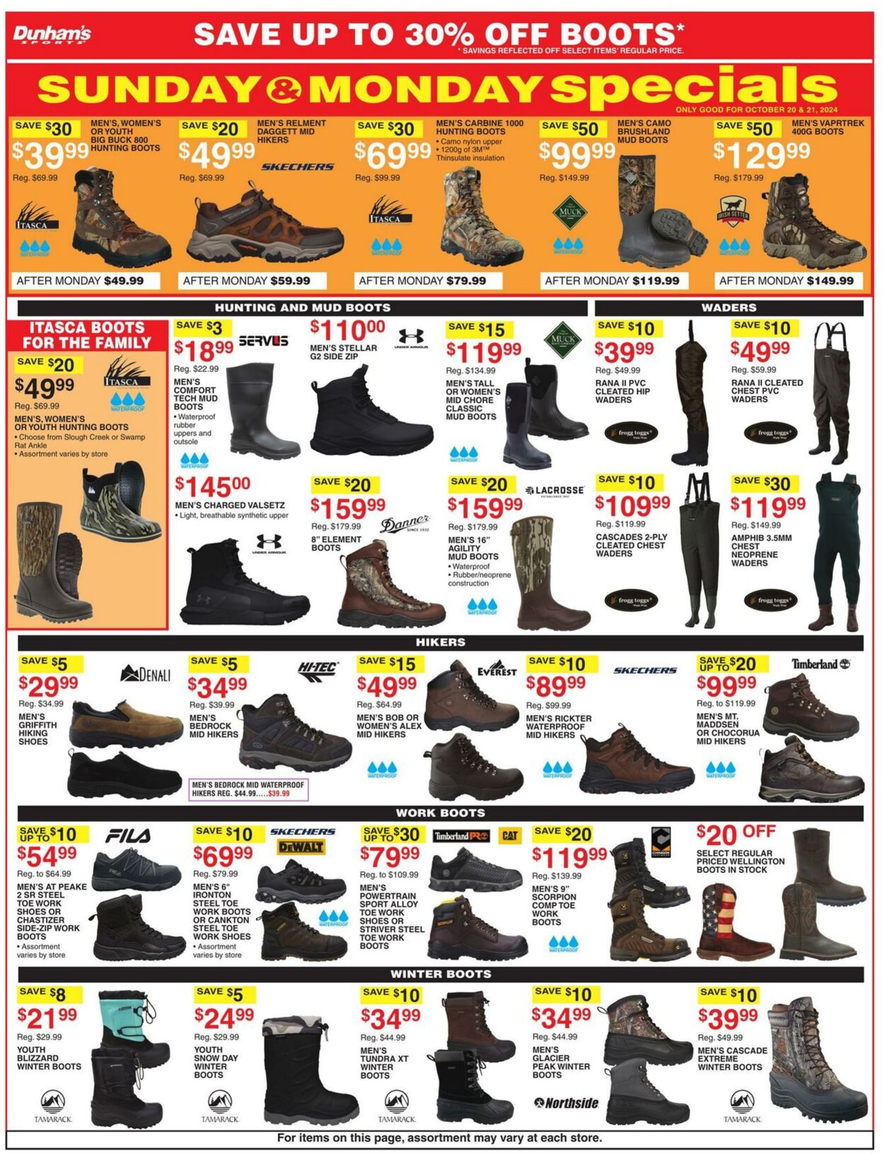 Weekly ad Dunham's 10/19/2024 - 10/24/2024