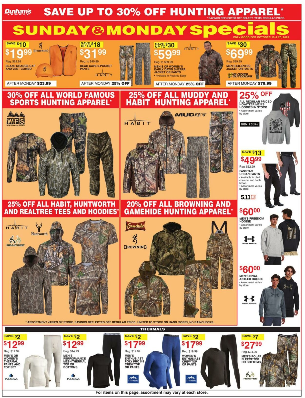 Weekly ad Dunham's 10/18/2025 - 10/23/2025