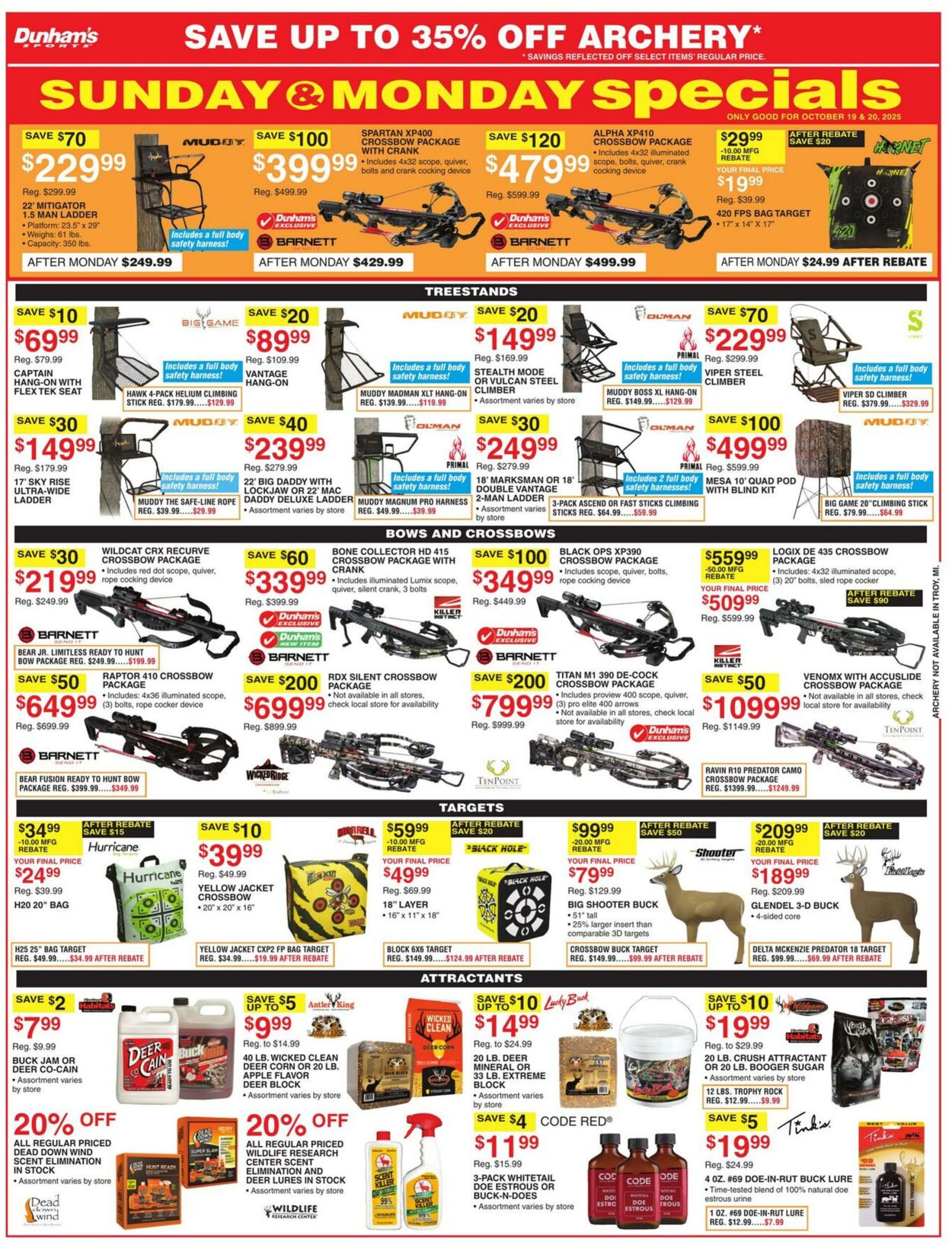 Weekly ad Dunham's 10/18/2025 - 10/23/2025