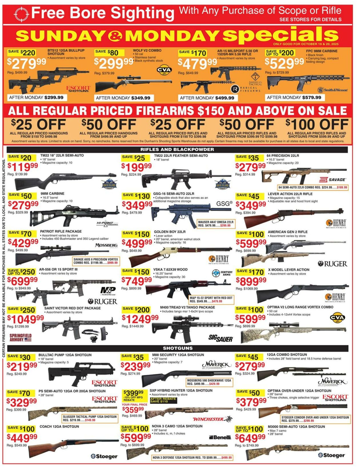 Weekly ad Dunham's 10/18/2025 - 10/23/2025