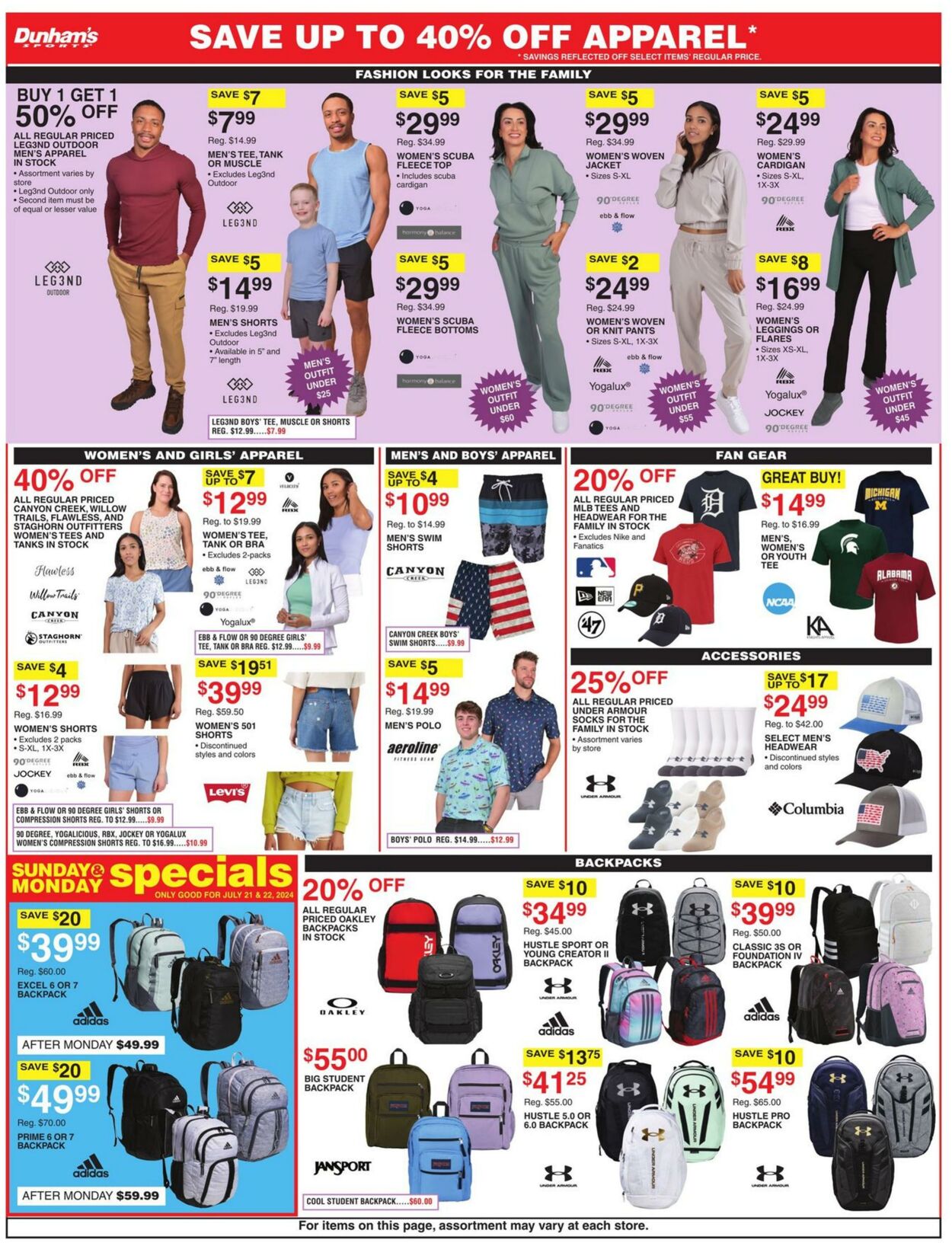 Weekly ad Dunham's 07/20/2024 - 07/25/2024