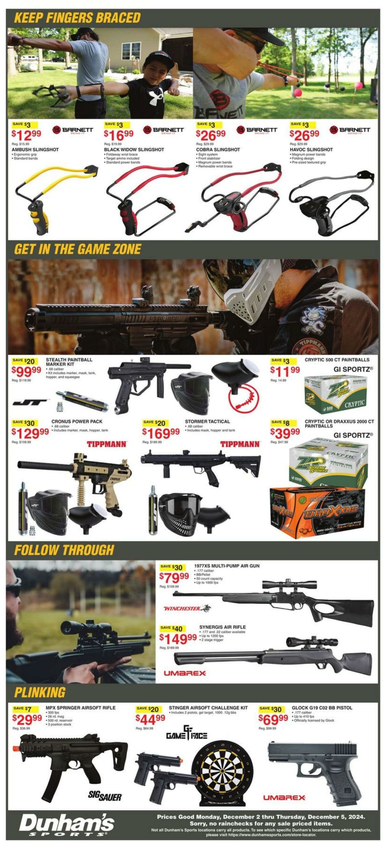 Weekly ad Dunham's 12/02/2024 - 12/05/2024