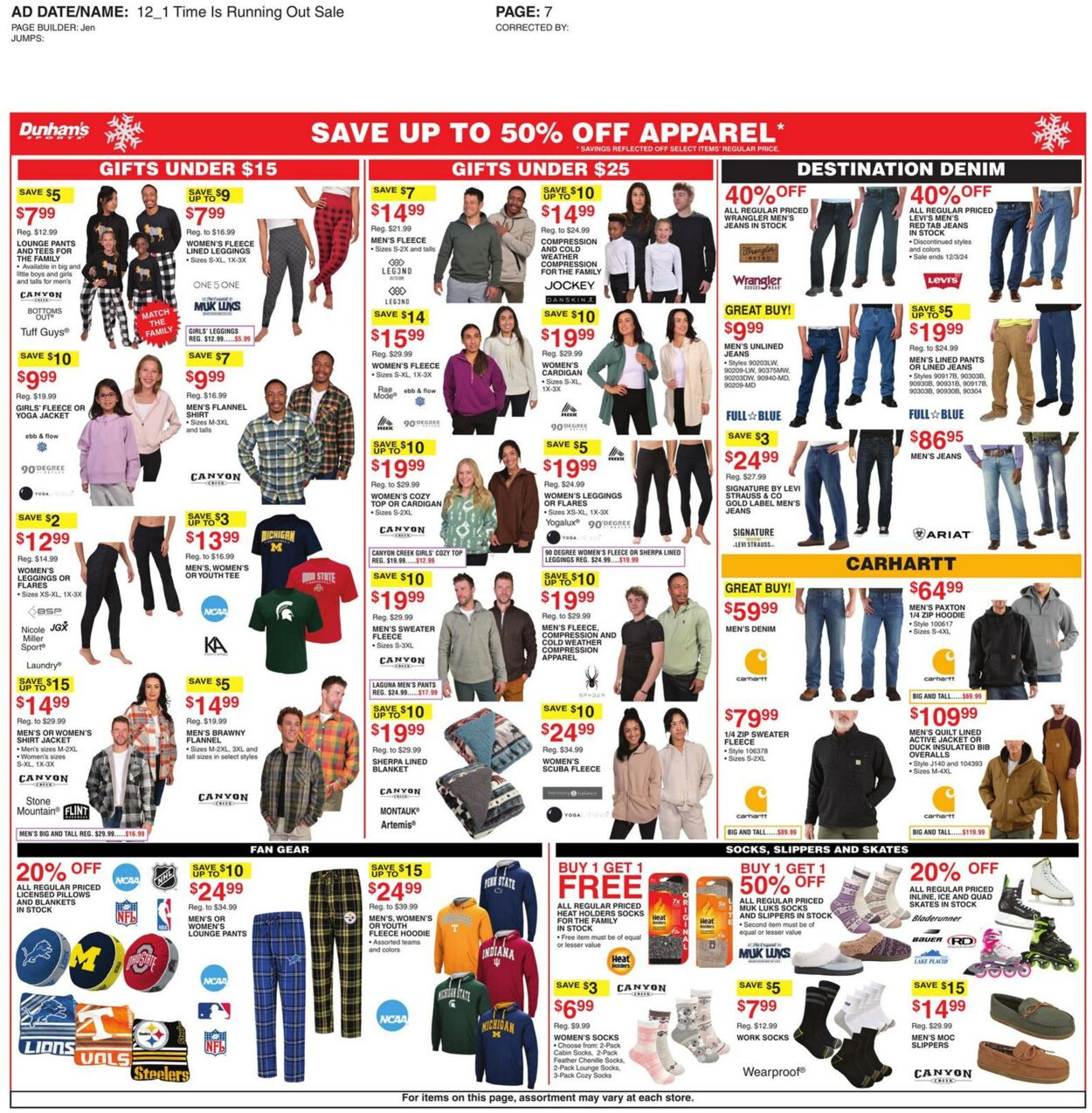 Weekly ad Dunham's 12/02/2024 - 12/05/2024