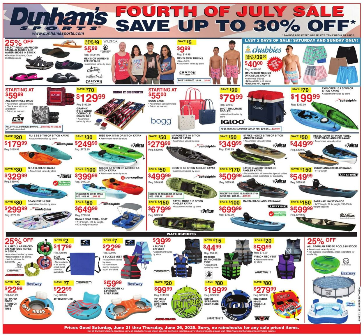 Weekly ad Dunham's 06/21/2025 - 06/26/2025