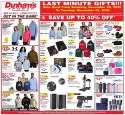 Weekly ad Dunham's 12/20/2025 - 12/23/2025