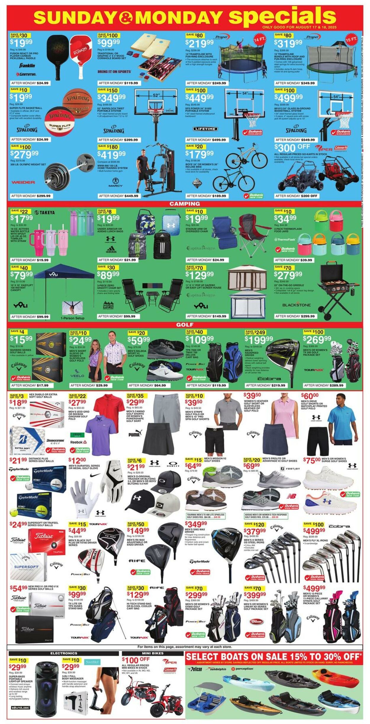 Weekly ad Dunham's 08/16/2025 - 08/21/2025