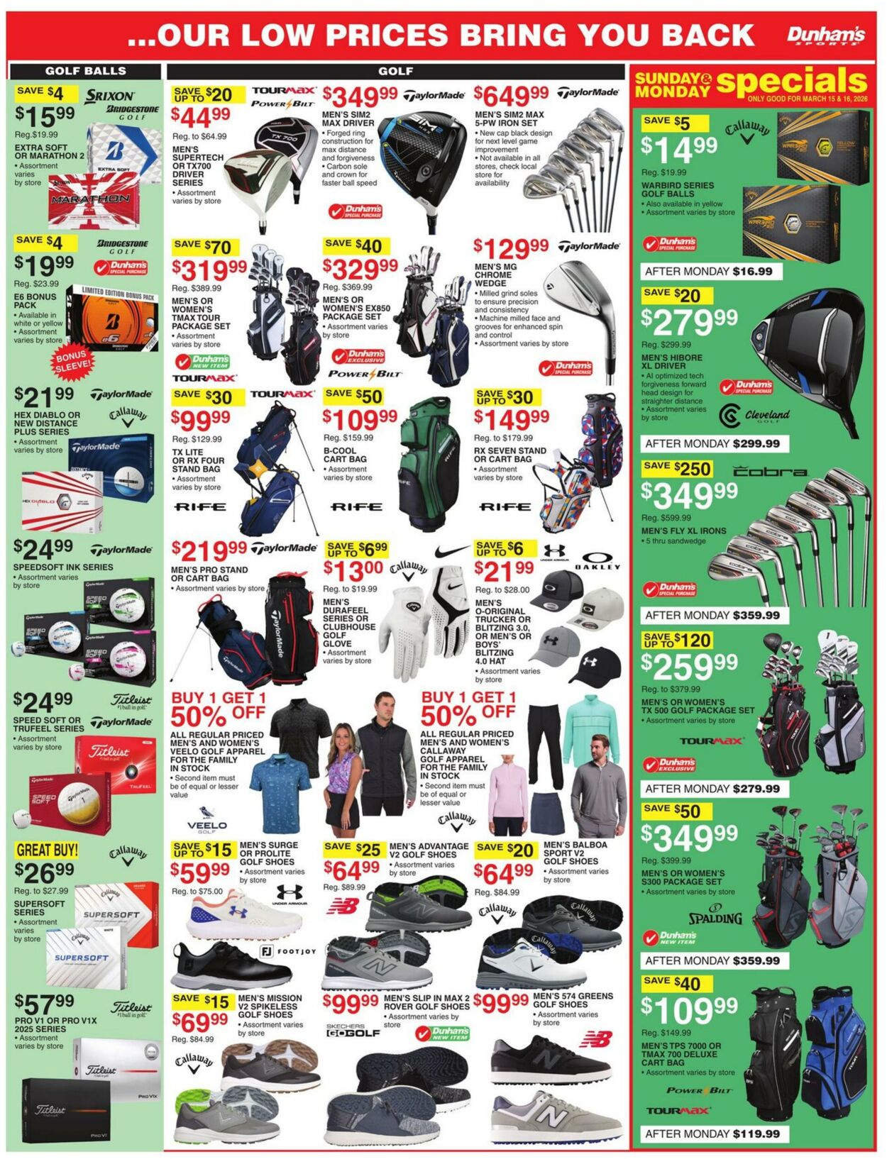 Weekly ad Dunham's 03/14/2026 - 03/19/2026