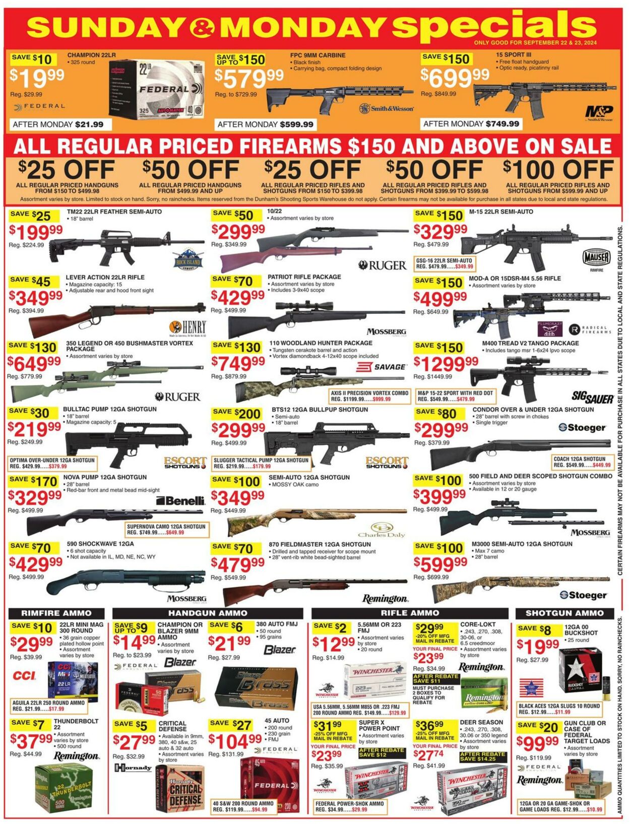 Weekly ad Dunham's 09/21/2024 - 09/26/2024