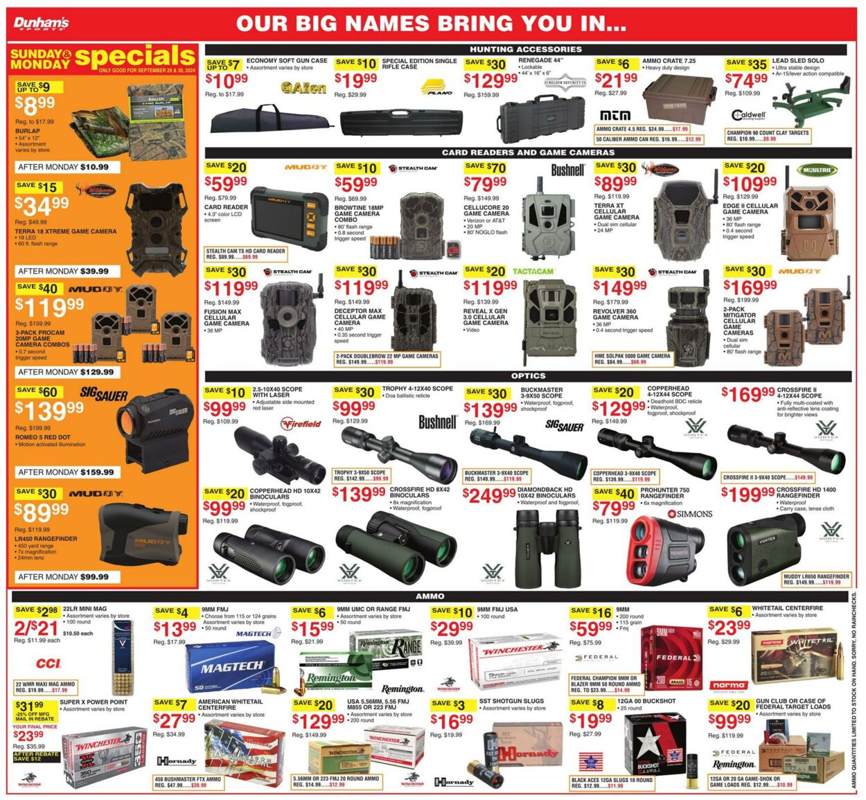 Weekly ad Dunham's 09/28/2024 - 10/03/2024