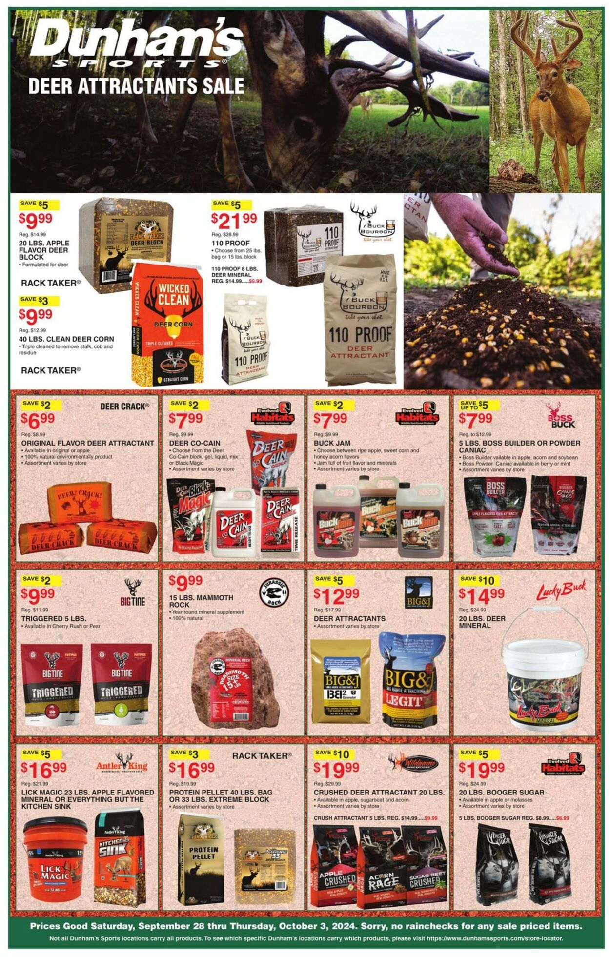 Weekly ad Dunham's 09/28/2024 - 10/03/2024