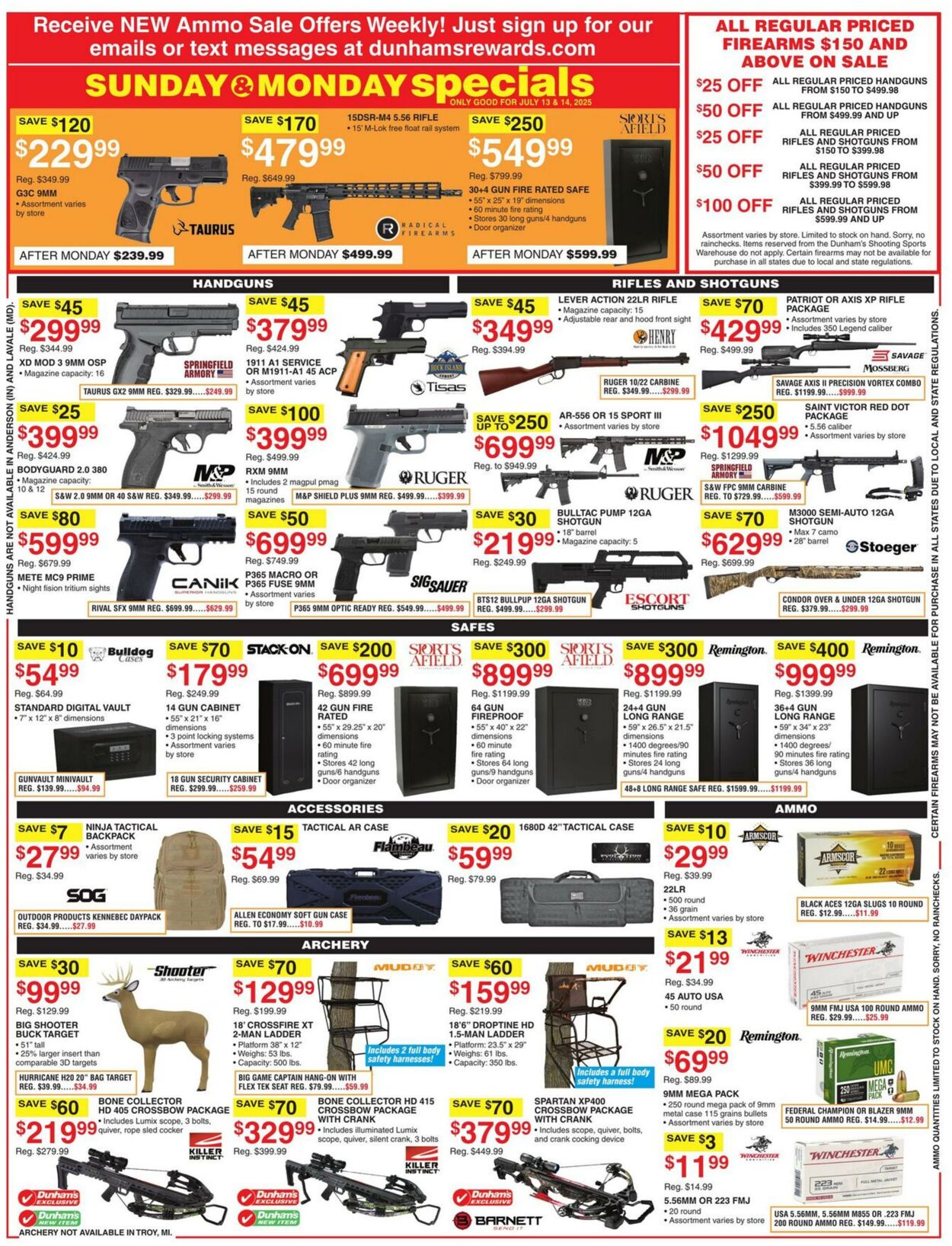 Weekly ad Dunham's 07/12/2025 - 07/17/2025