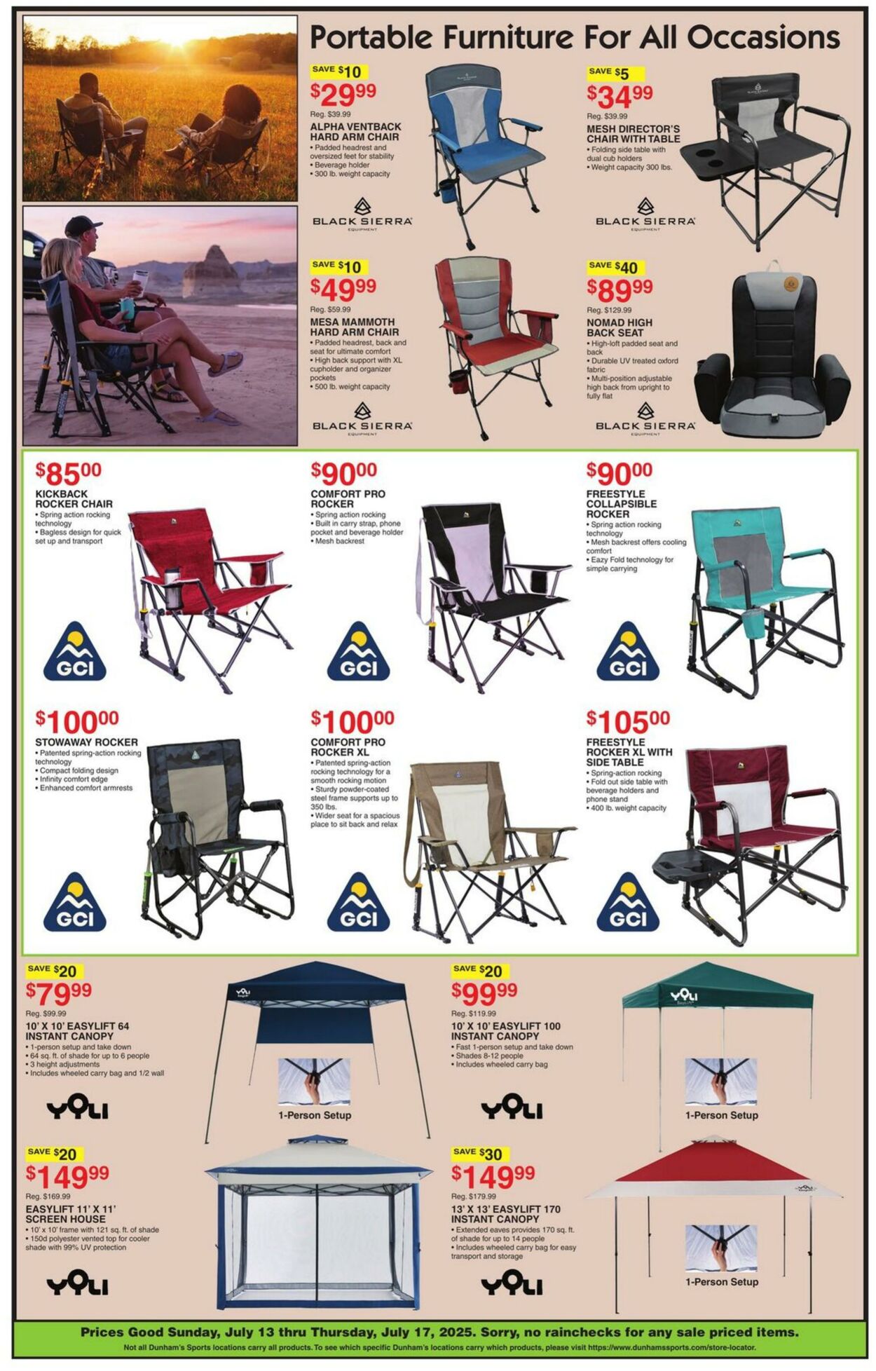 Weekly ad Dunham's 07/12/2025 - 07/17/2025