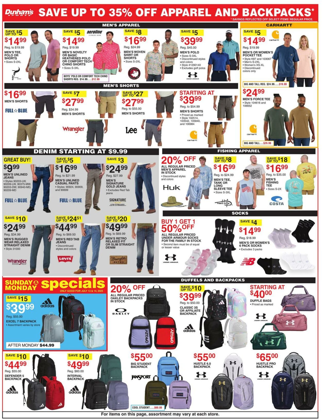 Weekly ad Dunham's 07/12/2025 - 07/17/2025