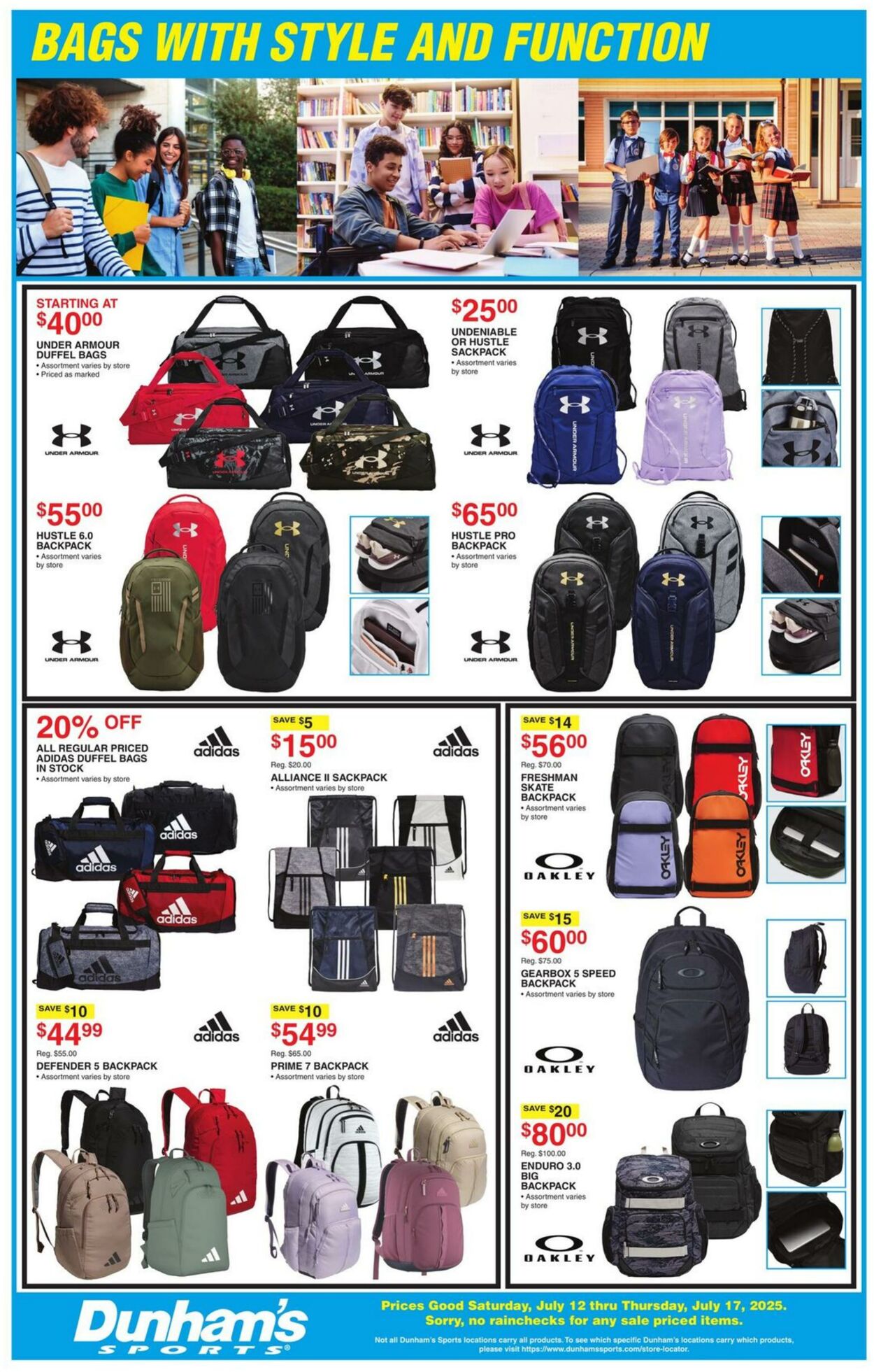 Weekly ad Dunham's 07/12/2025 - 07/17/2025