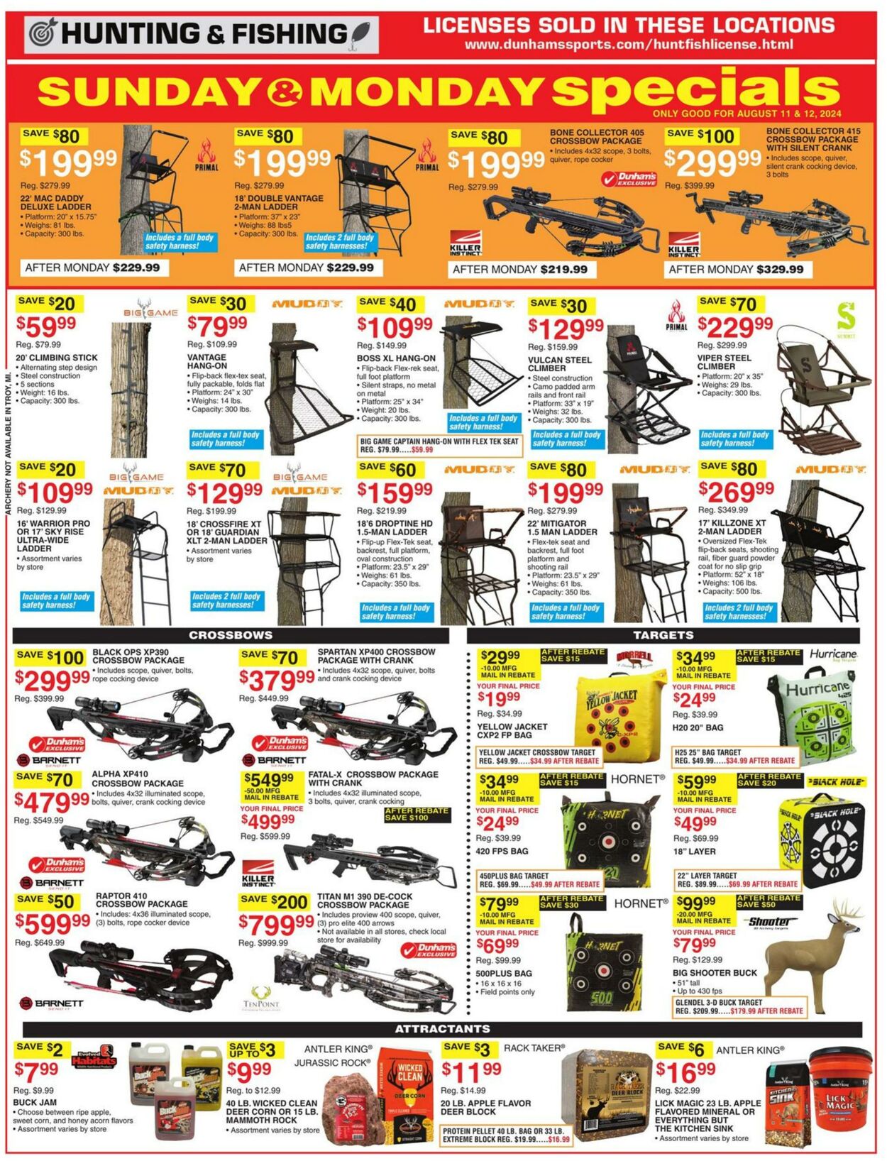 Weekly ad Dunham's 08/10/2024 - 08/15/2024