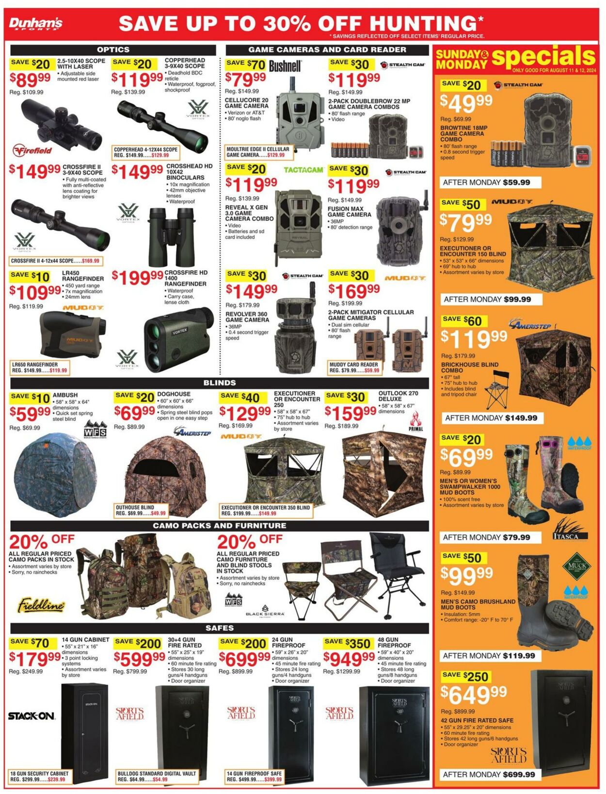 Weekly ad Dunham's 08/10/2024 - 08/15/2024