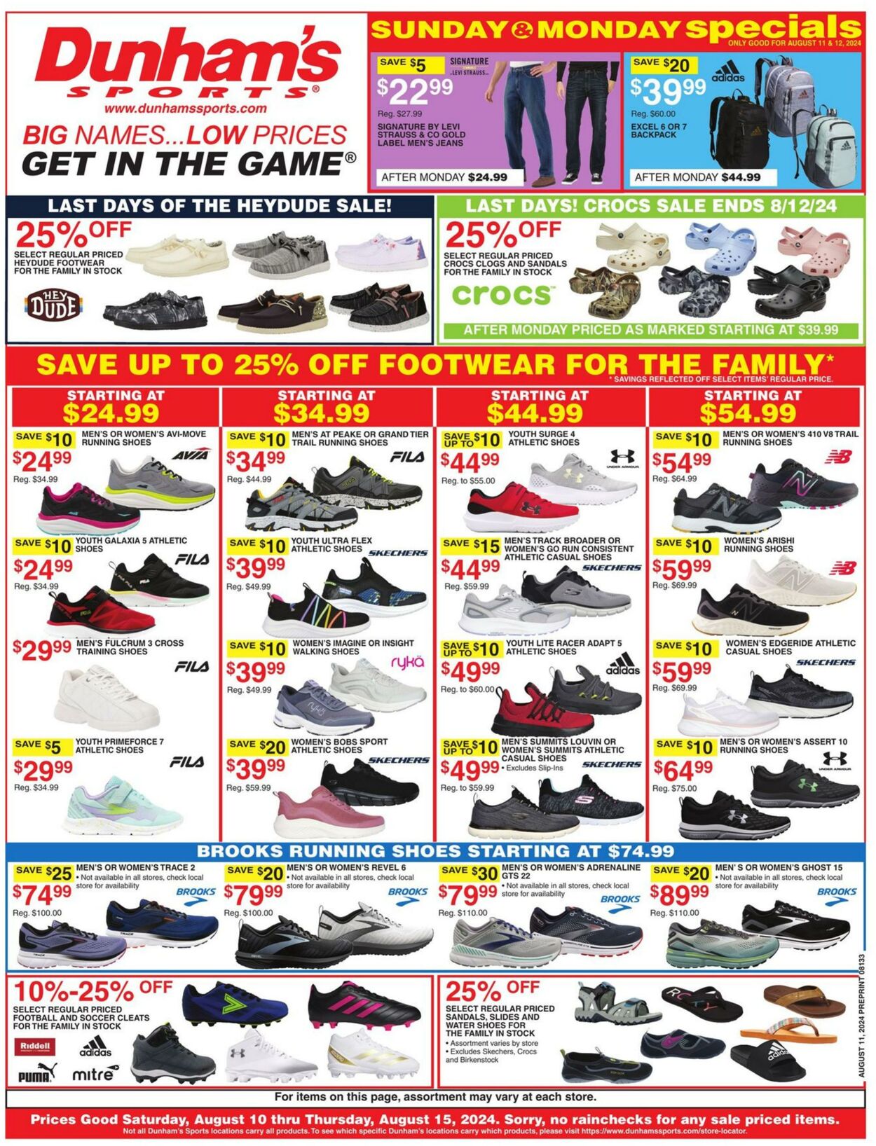 Weekly ad Dunham's 08/10/2024 - 08/15/2024