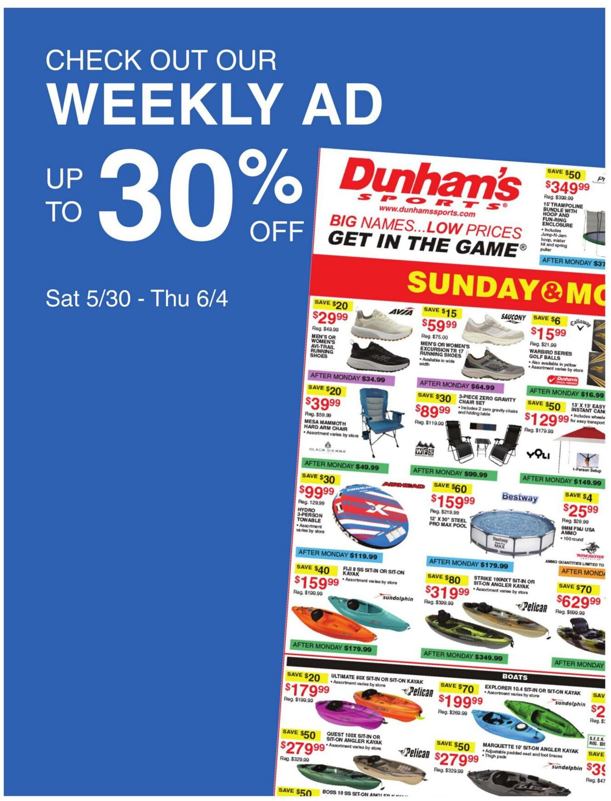 Dunham's Promotional weekly ads