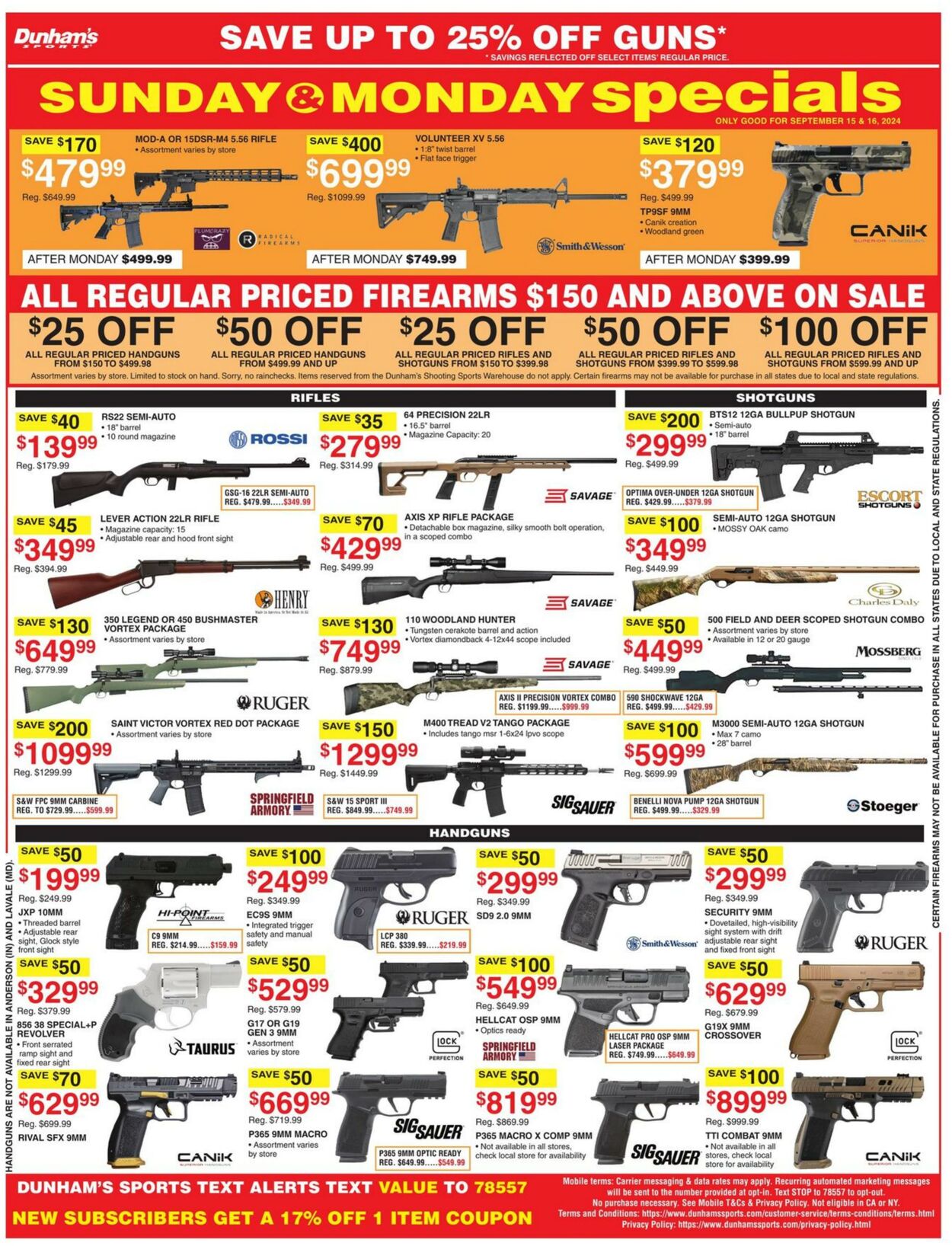 Weekly ad Dunham's 09/14/2024 - 09/19/2024