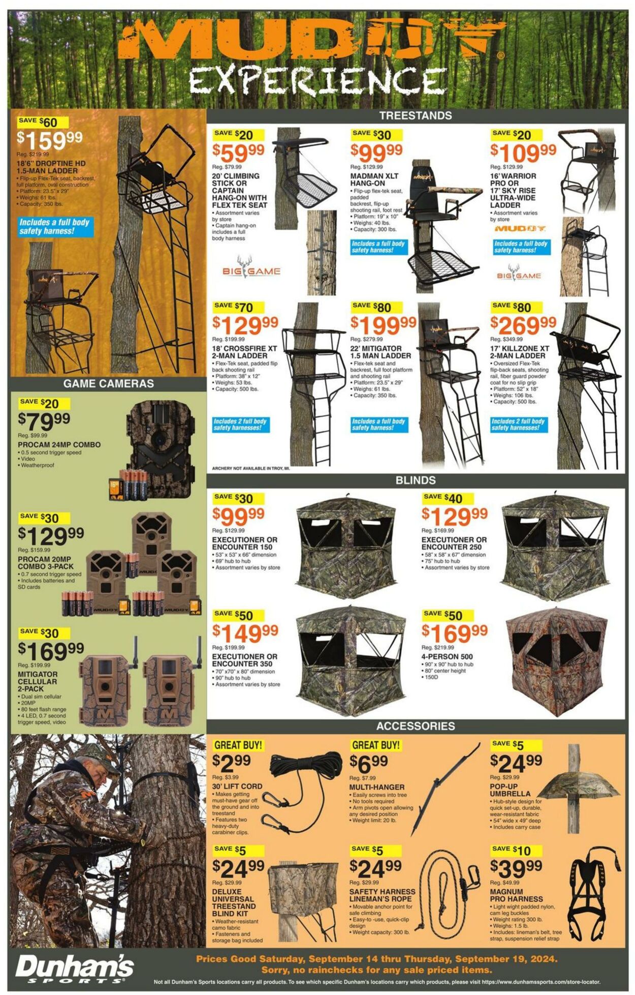 Weekly ad Dunham's 09/14/2024 - 09/19/2024