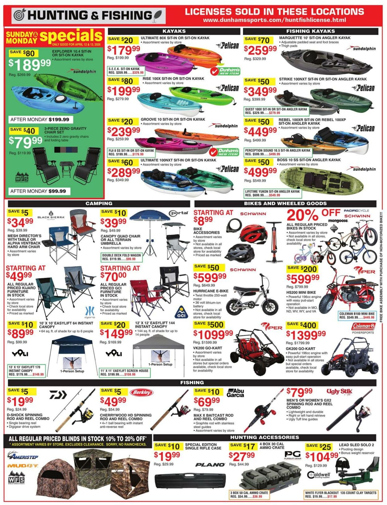 Weekly ad Dunham's 04/11/2026 - 04/16/2026