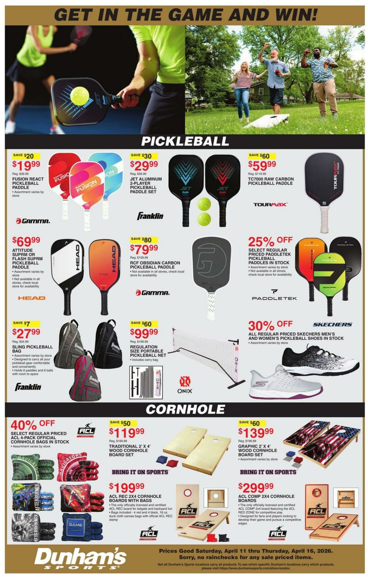 Weekly ad Dunham's 04/11/2026 - 04/16/2026