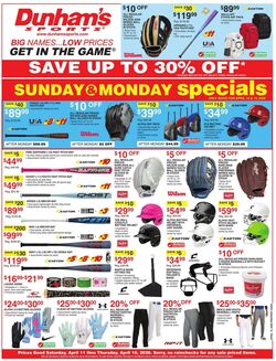 Weekly ad Dunham's 04/11/2026 - 04/16/2026