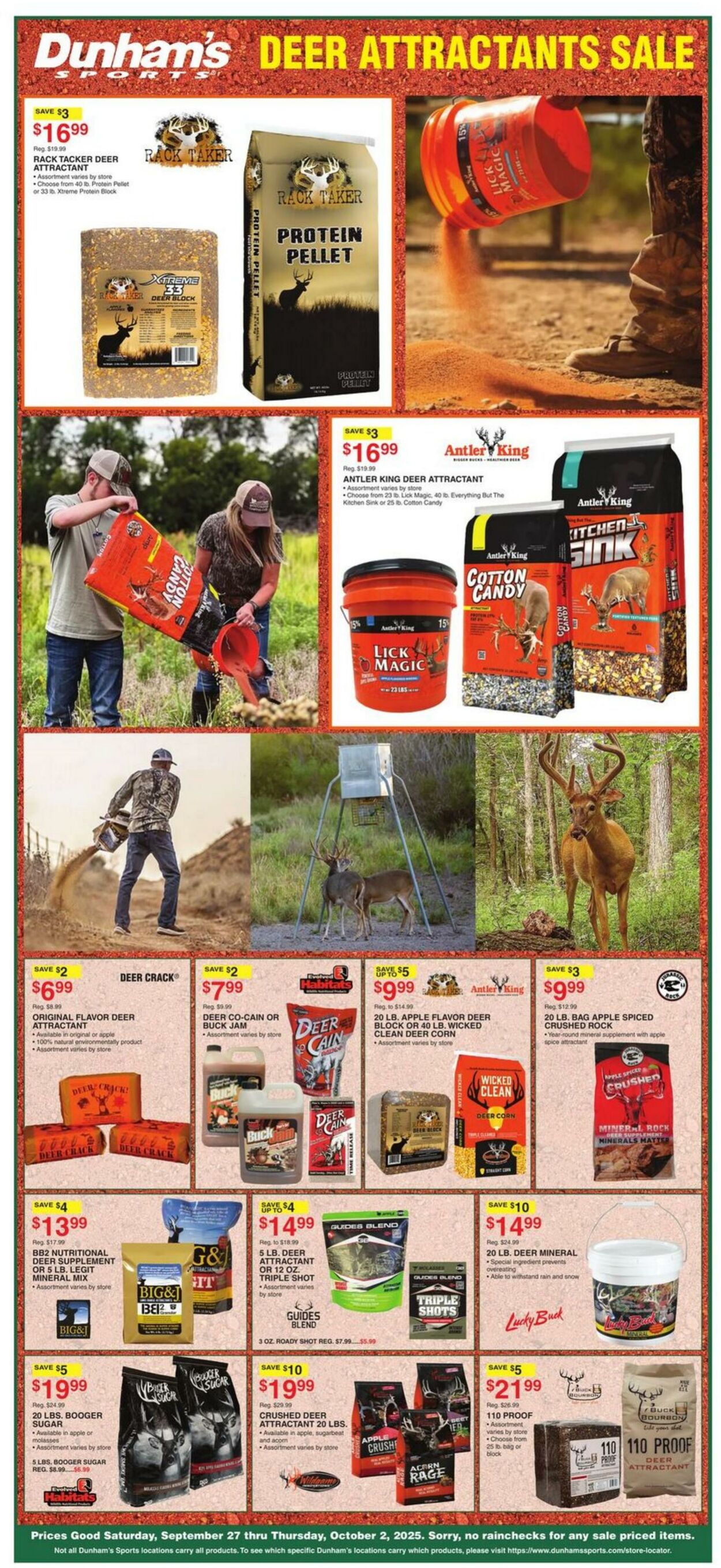Weekly ad Dunham's 09/27/2025 - 10/02/2025